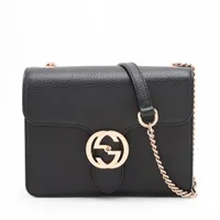 グッチ 114984 インターロッキングG ベルト 95/38 レザー