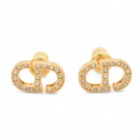 フェンディ オーロック ピアス(両耳用) GP×ラインストーン