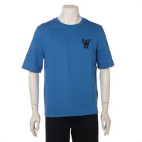 新品未使用☆HERMÈS ホワイト Tシャツ L 箱.カード付 HERMES エルメス Tシャツ サイズ:XL 23SS 鹿の子 Hロゴ 刺繍 ポケット