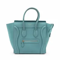 セリーヌ ラゲージ ファントム レザー ハンドバッグ ライト