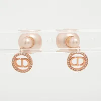 ディオール トライバル ピアス(両耳用) GP×ラインストーン