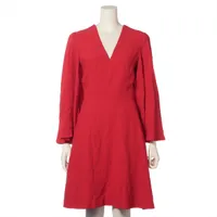 未使用級✨’20年 フォクシー Claire Swingタックフレアドレス 38 フォクシーニューヨーク トリアセテート ノースリーブワンピース