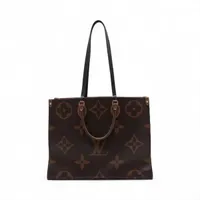 ヴィトン ジャイアントモノグラムリバース オンザゴーGM M45320 ブラウン RFID反応あり