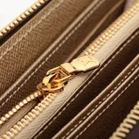 ヴィトン モノグラム ジッピーウォレット M27030 ゴールド ラウンド