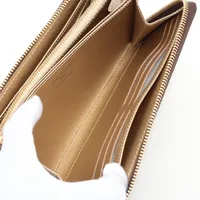 ヴィトン モノグラム ジッピーウォレット M27030 ゴールド ラウンド