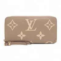 ポルトフォイユ・サラ　バイカラー　トゥルトレール×クレーム　アンプラント ヴィトン バイカラー モノグラム アンプラント ポルトフォイユ