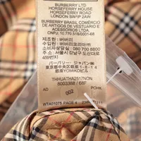 バーバリー ノバチェック コットン シャツワンピース IT36 レディース