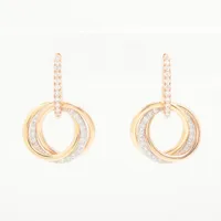 カルティエ トリニティ ダイヤ ピアス 750(YG×PG×WG) 7.0g A3992953