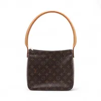 ヴィトン モノグラム ルーピングMM M51146 ブラウン