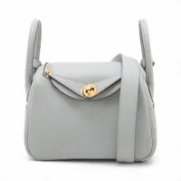 エルメス リンディ ミニ20 ヴェルソ スイフト セサミ×セレスト