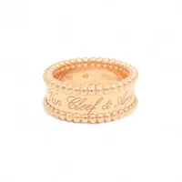 ヴァンクリーフアーペル　ペルレ8号 ヴァンクリーフ&アーペル ペルレ リング 750(PG) 2.0g 47 ホールマーク