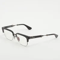 クロムハーツ メタルフレームブラックメガネ クロムハーツ(CHROME