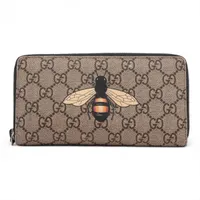 グッチ GGスプリーム ジップアラウンドウォレット 408831 PVC