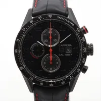 タグホイヤー カレラ クロノグラフ キャリバー16 SS AT 黒文字盤