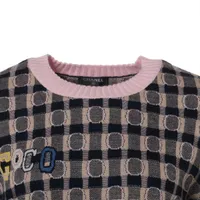 シャネル 20K カシミヤ 半袖ニット 38 レディース マルチカラー