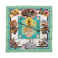 美品✨HERMES エルメス プリーツスカーフ 王立アンダルシア馬術学校