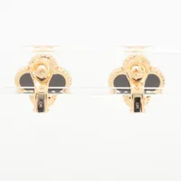 ヴァンクリーフ&アーペル ヴィンテージアルハンブラ オニキス ピアス