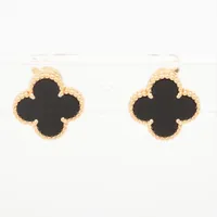 新品同様 ヴァンクリ&アーペルズ スウィートアルハンブラ　カーネリアンピアス ヴァン クリーフ&アーペル スウィートアルハンブラ ピアス PG