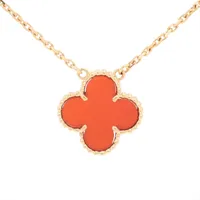 ヴァンクリーフ&アーペル ヴィンテージアルハンブラ カーネリアン