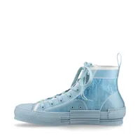 Dior B23 Fabric High-top Sneakers 41 Men's Light Blue 20ELS Daniel