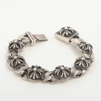 クロムハーツ ピラミッドプラス ブレスレット 925 68.7g インボイス