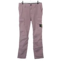 ストーンアイランド コットン カーゴパンツ W32 メンズ ネイビー