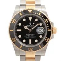 ロレックス サブマリーナーデイト 116613LN SS×YG SS×YG AT 黒文字盤 ギャラ剥がれ