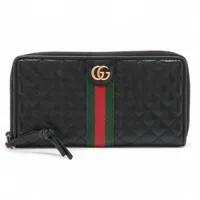 グッチ ソーホー 308004 レザー ラウンドジップウォレット