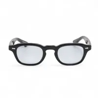 金子眼鏡 KV-85 メガネ 46□23 アセテート×チタン ブラック