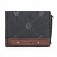 ベルルッティ カリグラフィ レザー マネークリップ ブラック