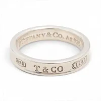 オールドティファニー 1991 リボン ハート リング 750 925 QO7e