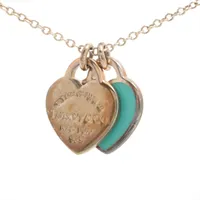 ティファニー　ハートタグ　リターン　スプラッシュ　ネックレス　♯ TIFFANY&Co. ティファニー リターントゥ ハート カラー