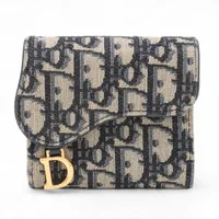 ディオール キャンバス×レザー オブリーク サドルソフト ボディバッグ ディオール キャンバス×レザー オブリーク サドルソフト ボディ