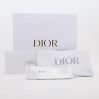 ディオール オブリーク マフラー カシミヤ ネイビー 25CDO309I093