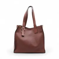 ロエベ スクエアバスケット スモール ラフィア×レザー カゴ