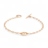 エルメス《ヴェルティージュ・クール》　 ブレスレット　ダイヤモンド付き sh エルメス ヴェルティージュ クール ダイヤ ブレスレット 750(PG) SH