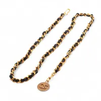 フェラガモ ダブルガンチーニ ベルト GP×革 ブラック×アイボリー