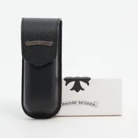 クロムハーツ メタルフレームブラックメガネ クロムハーツ メガネフレーム 伊達メガネ CHROME HEARTS