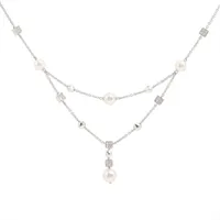 ミキモト パール ネックレス K14(YG) 総64.6g 約7.5mm～8.0mm A2355460