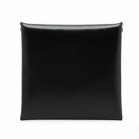 エルメス バスティア オーストリッチ コインケース ピンク シルバー