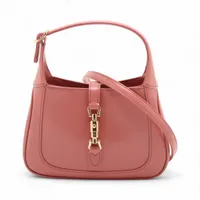 グッチ ジャッキー パテントレザー ショルダーバッグ ブラック 782849