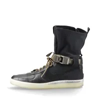 Aya様 ナイキ×オフホワイト レザー×ファブリック ハイカットスニーカー 28cm