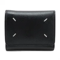 メゾンマルジェラ 4ステッチ レザー コンパクトウォレット