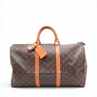 ヴィトン×NIGO モノグラムストライプ キーポル・バンドリエール50