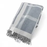 エルメス ブランケット ウール×カシミヤ ボルドー×オレンジ A3439568