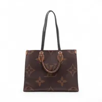 ヴィトン ジャイアントモノグラムリバース オンザゴーMM M45321 ブラウン RFID反応あり