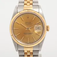 ロレックス デイトジャスト36 16233 SS×YG SS×YG AT シャンパン文字盤