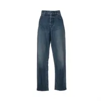 Christian Dior Cotton Denim Pants I38 Ladies' Blue Indigo