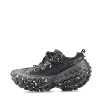 靴 balenciaga bouncer 38 Balenciaga bouncer Faux leather Sneakers 24cm Ladies' Black 685611