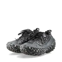 Balenciaga bouncer Faux leather Sneakers 24cm Ladies' Black 685611